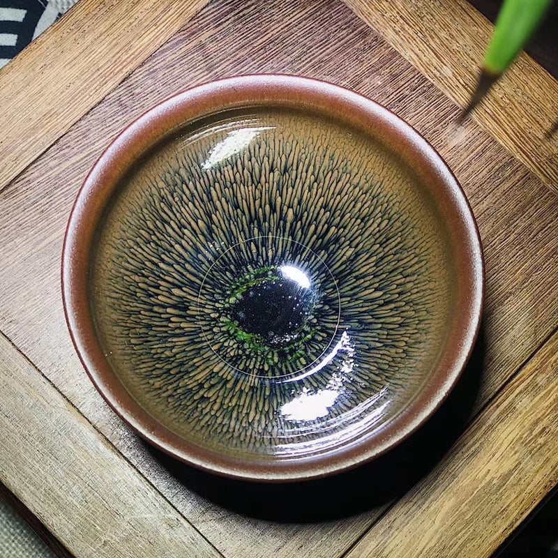 正品保證經典上品兔毫根根條達,兔毫連盞烹云液,能解紅顏入醉鄉。