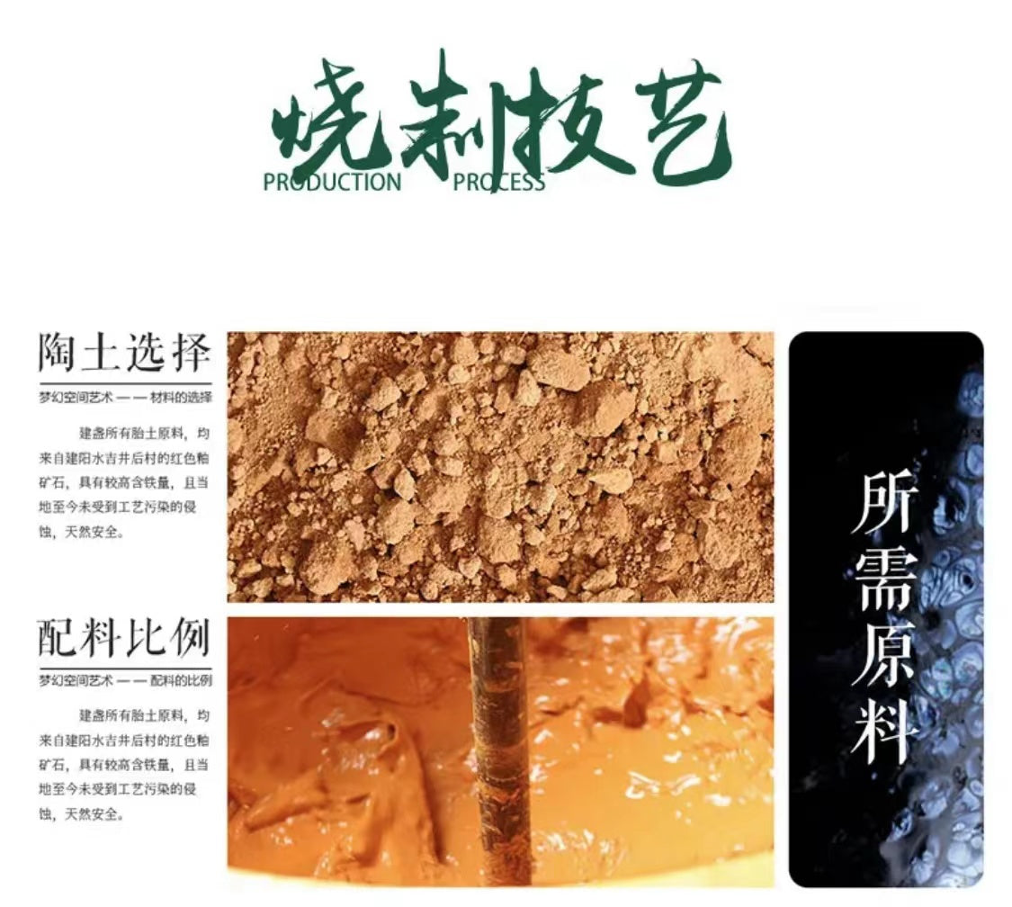 中国瓷器建阳建盏中国建窑世界建盏独一无二的一个杯子,就像世界上没有一片相同的叶子