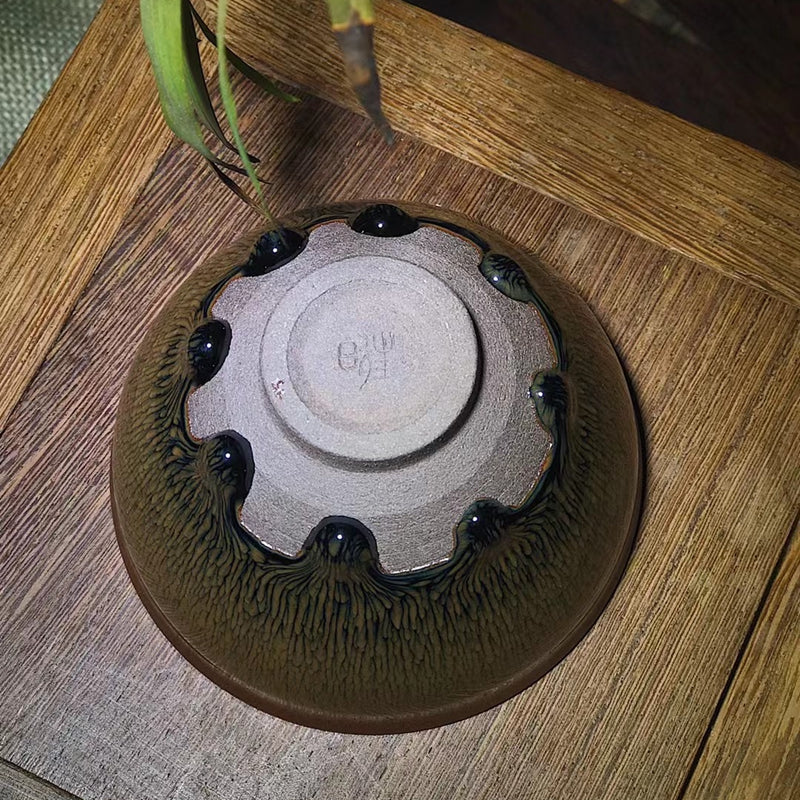 正品保證經典上品兔毫根根條達,兔毫連盞烹云液,能解紅顏入醉鄉。