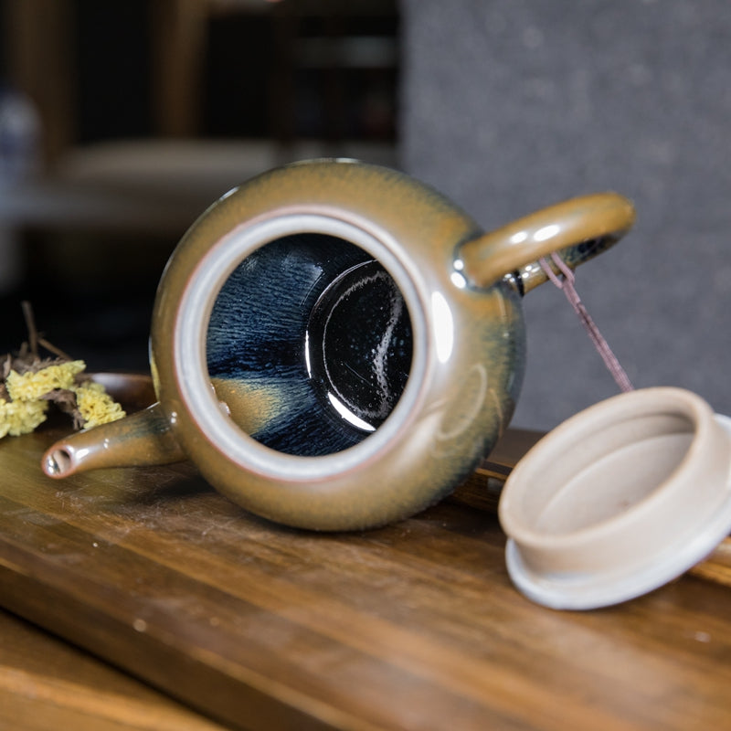兔毫建盞壺Jian Zhan Rabbit hair pot