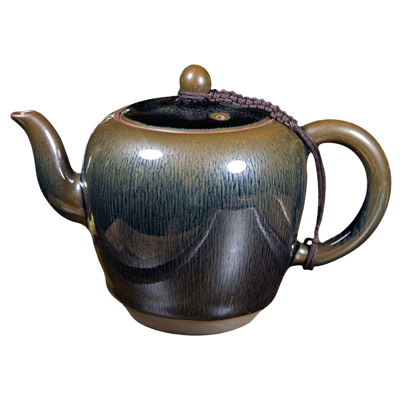 兔毫建盞壺Jian Zhan Rabbit hair pot