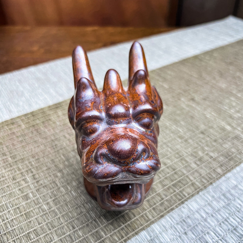 十二生肖獸首茶寵茶犬可養七彩虹光製作精美鐵胎鐵釉