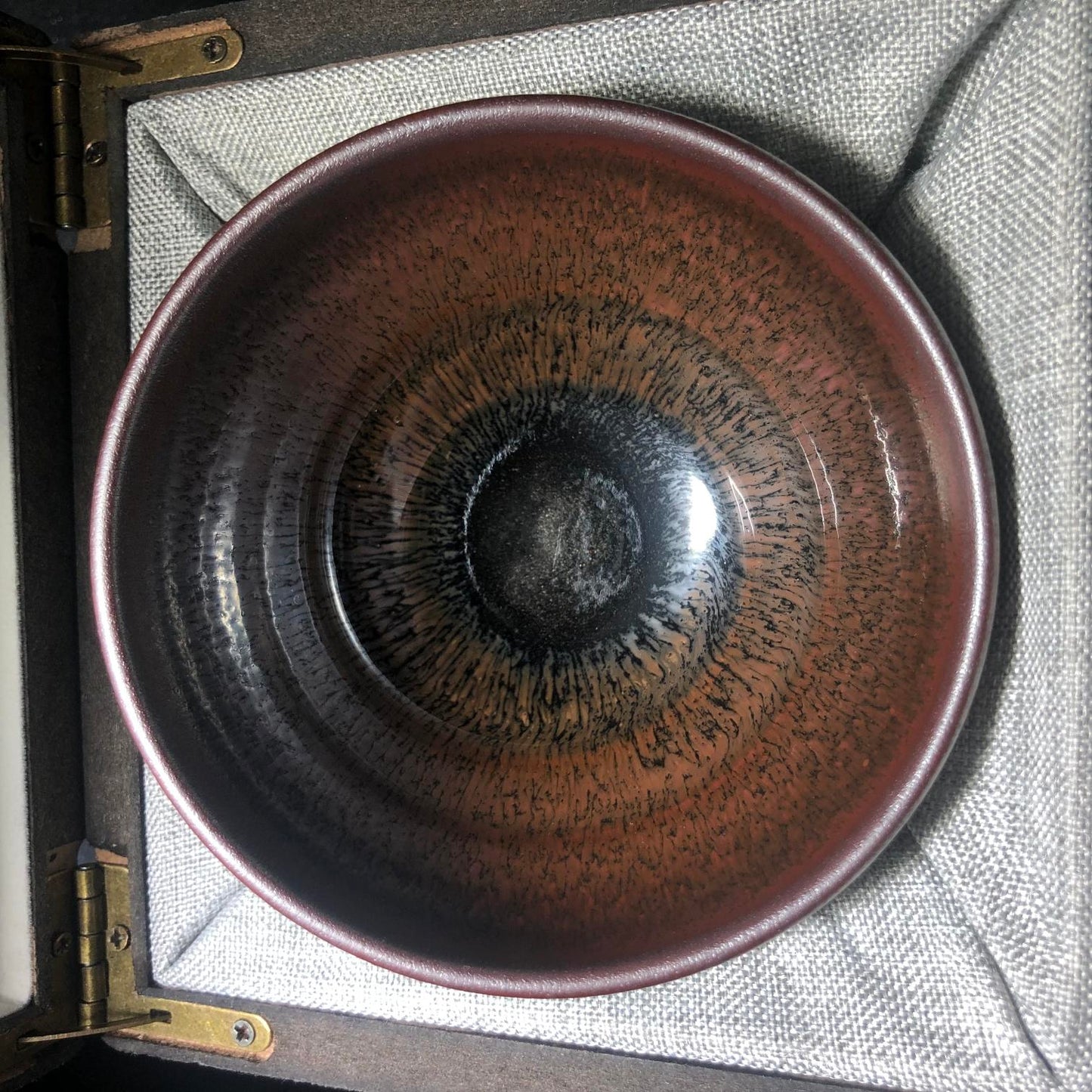 建盏主人杯 纯正柴烧 鹧鸪无足钵精品