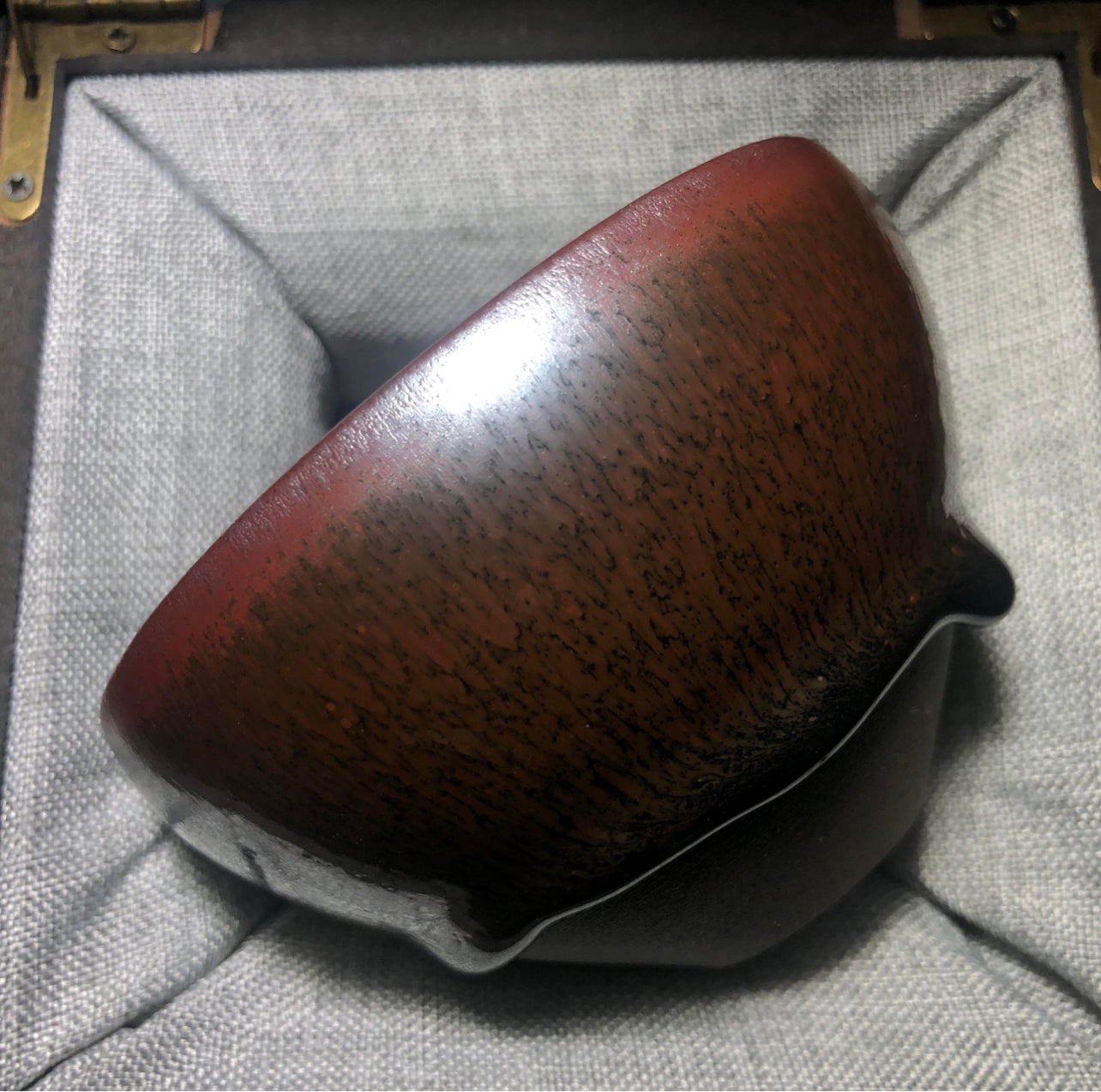 建盏主人杯 纯正柴烧 鹧鸪无足钵精品
