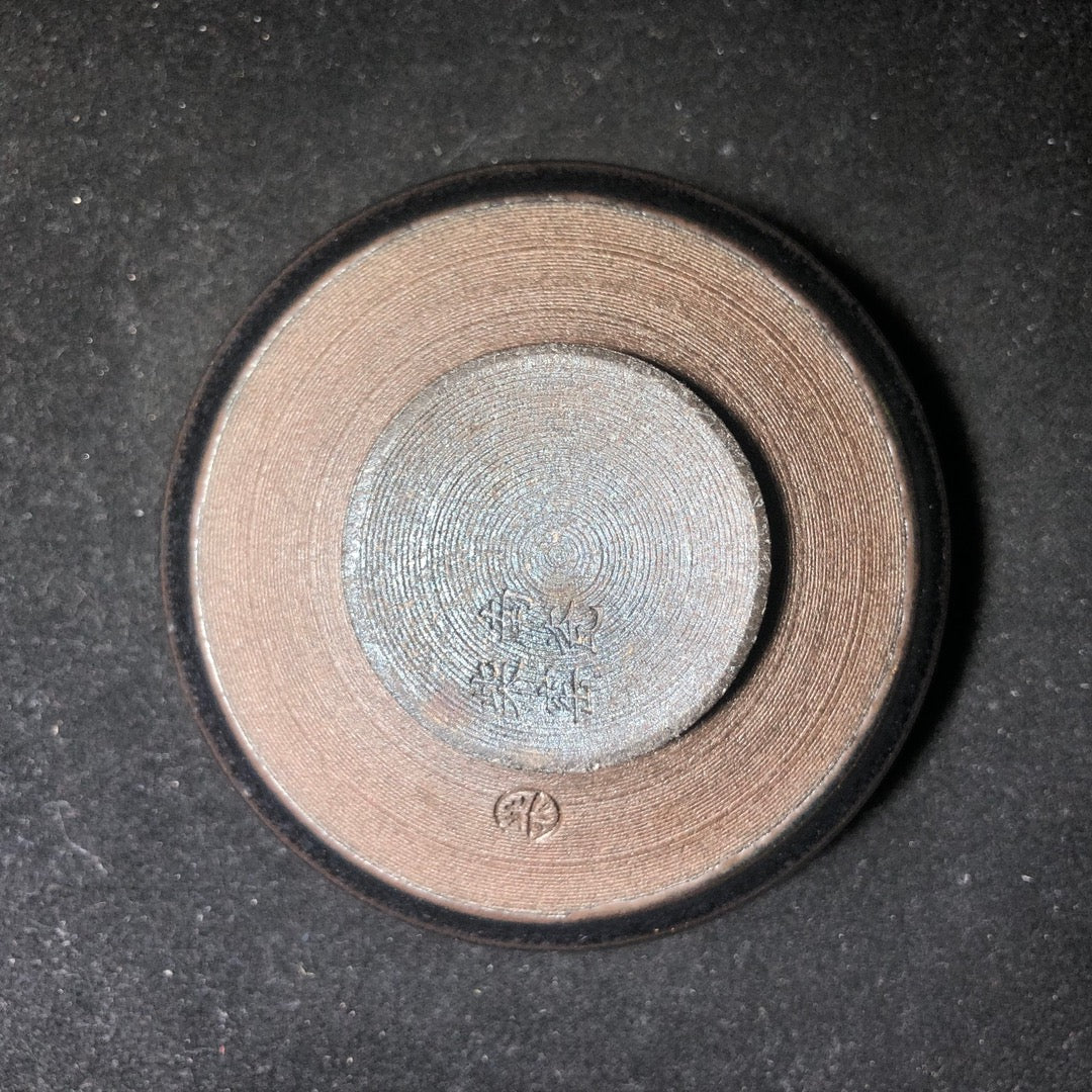 建盏主人杯 纯正柴烧 乌金底银油滴平口精品