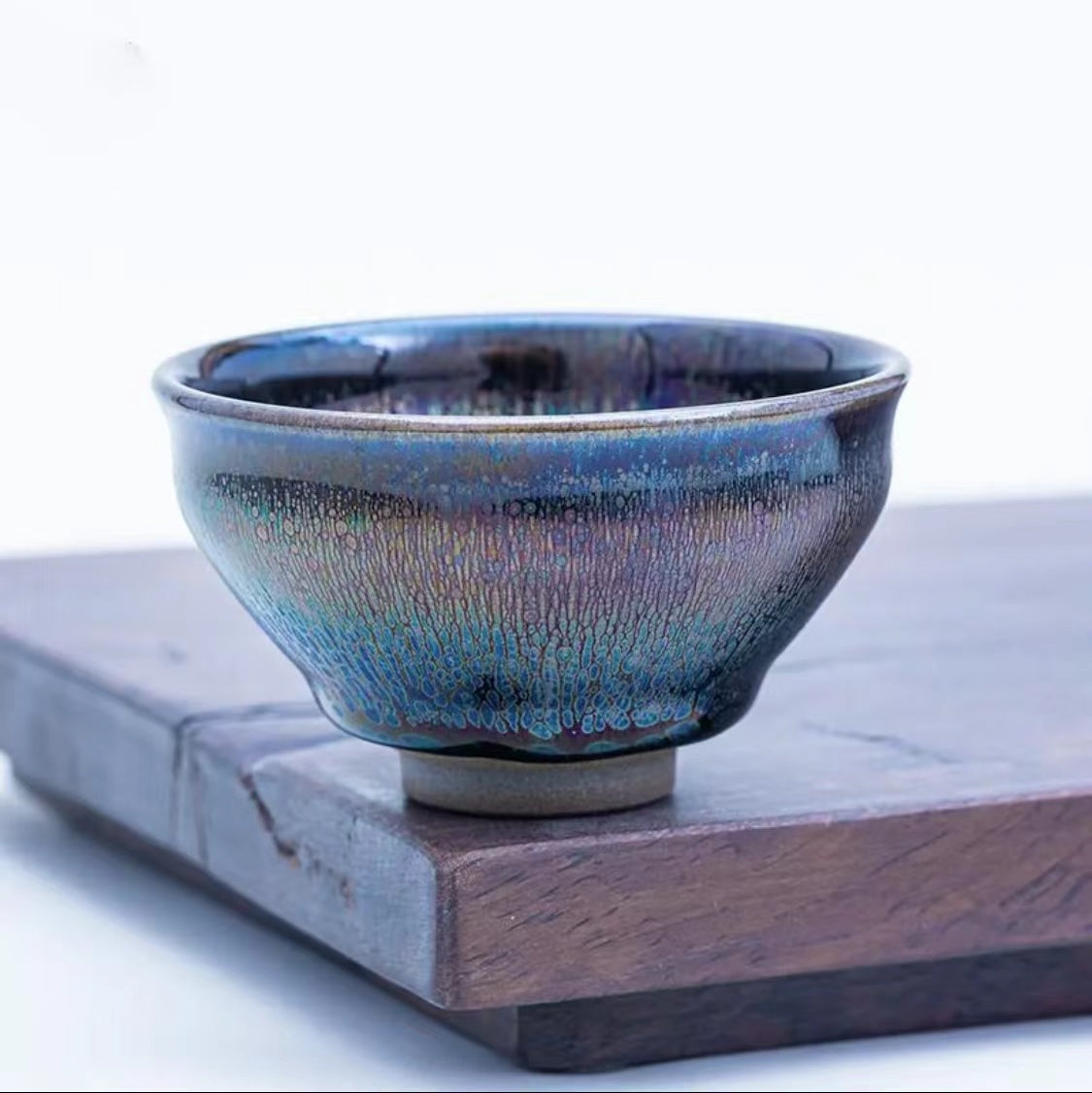 高端茶器七彩曜变主人杯茶杯茶盏水杯