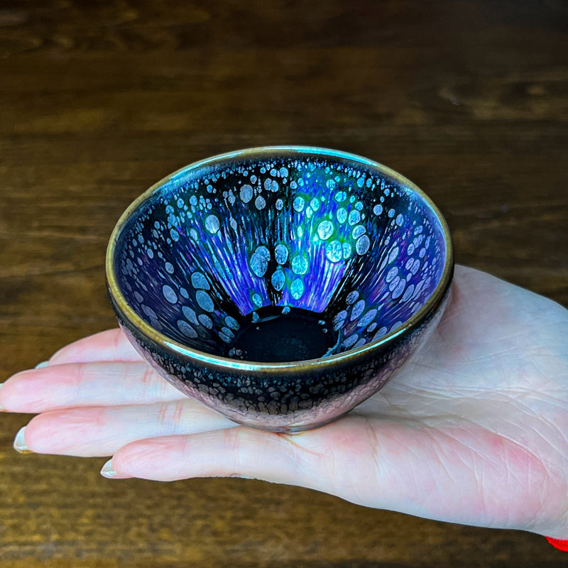 高端彩絲油滴杯對杯品茗主人杯情侶杯A cup, a lifetime, lovers cup, colorful background, bowl design.