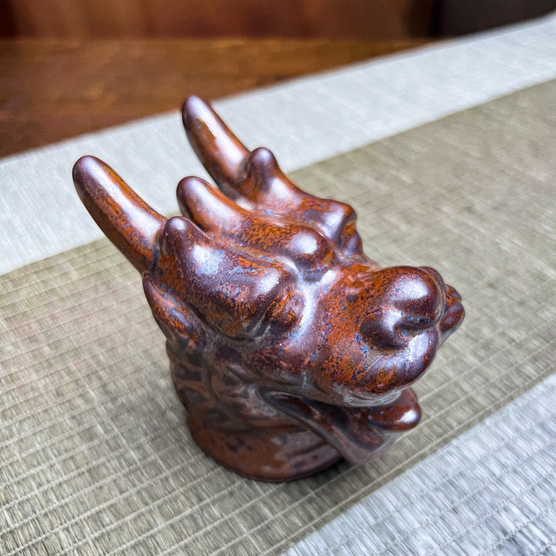 十二生肖獸首茶寵茶犬可養七彩虹光製作精美鐵胎鐵釉