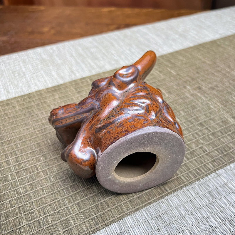 十二生肖獸首茶寵茶犬可養七彩虹光製作精美鐵胎鐵釉