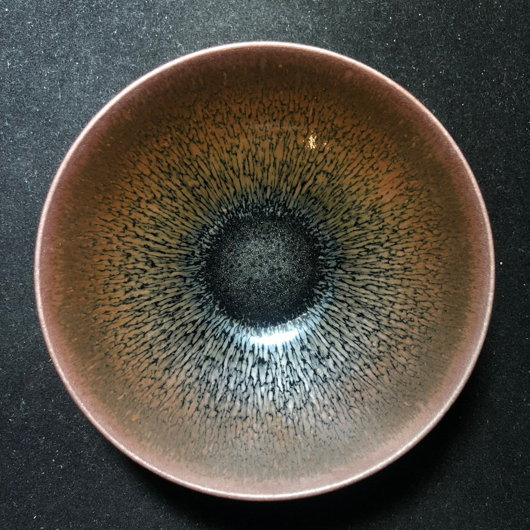 建盏主人杯 纯正柴烧 鹧鸪斗笠精品